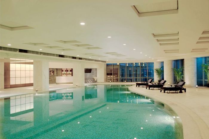 Swimming Pool at Hilton Shanghai Hongqiao Recreational Facilities of Hilton Shanghai Hongqiao No. 1116 Hong Song East Rd - Photo 3 of 4