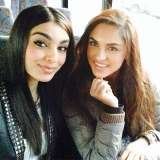 Nida on right. Sonia on left., It's A Brown Girl's World, Los Angeles, CA