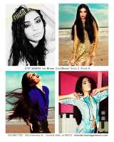 Nida's comp card with Wunder MGMT in Los Angeles, CA., It's A Brown Girl's World, Los Angeles, CA