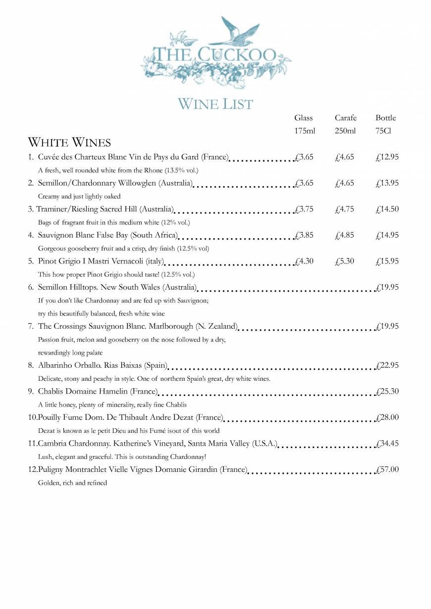  Pricelists of The Cuckoo Radley Green - Photo 6 of 8