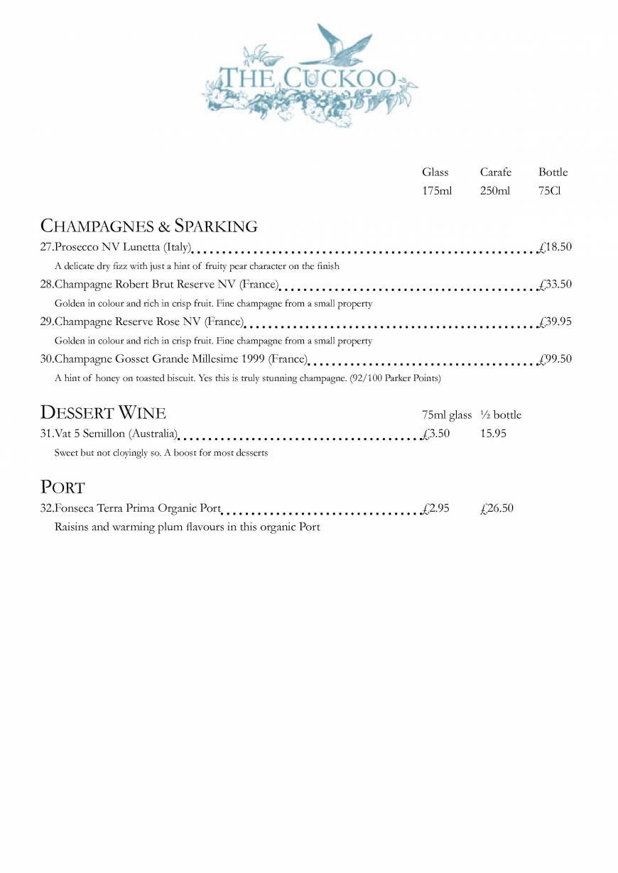  Pricelists of The Cuckoo Radley Green - Photo 8 of 8