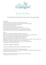 Menus & Prices, The Cuckoo, On the A414 between Ongar & Chelmsford