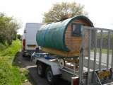 Towing a child's Gypsy Caravan from surrey to West Sussex   MHT Towing Service Sussex 21 Dinsdale Field 