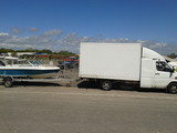 towing speed boat from Littlehampton marina to Lancing in West Sussex MHT Towing Service Sussex 21 Dinsdale Field 