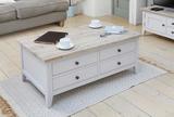 Taonga Furniture-Wood And Metal Coffee Table, Mansfield Woodhouse