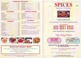 Menus & Prices, Spices Indian Restaurant, Mottingham