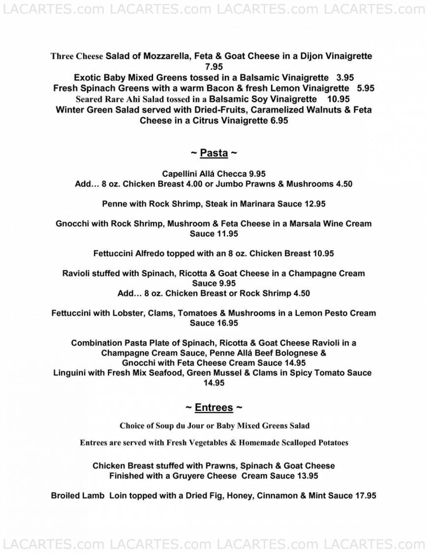  Pricelists of Cafe Camellia 16916 Bellflower Blvd. - Photo 4 of 8