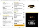 Menus & Prices, Shaon Exotic Bengal Cuisine, Chislehurst