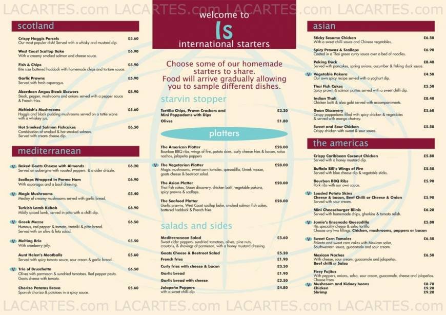  Pricelists of International Starters Restaurant and Rooms 131 Grampian Road - Photo 4 of 6