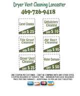 Dryer Vent Cleaning Lancaster TX, Lancaster