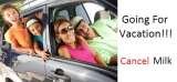 Cancel Milk if you are in Vacation, Easymilk, Hyderabad