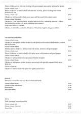 Menus & Prices, Royal Indian Cuisine, Chislehurst