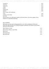 Menus & Prices, Royal Indian Cuisine, Chislehurst