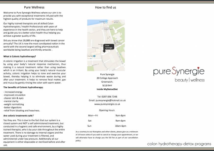  Pricelists of Pure Synergie Beauty Salon 20 College Approach - Photo 3 of 4