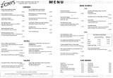 Menus & Prices, Foxes Brasserie, Chislehurst