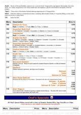 Menus & Prices, Ty Eight Chinese Restaurant, Chislehurst