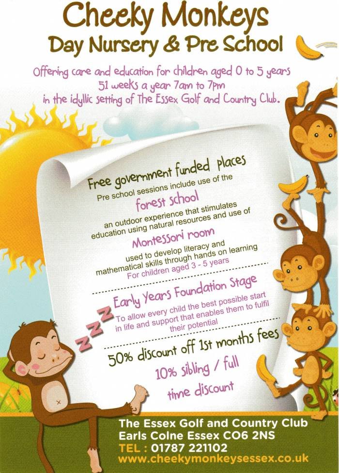  Profile Photos of Cheeky Monkeys Day Nursery & Pre School c/o The Essex Golf & Country Club - Photo 1 of 1