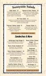 Menus & Prices, Gatherings Restaurant, Virgil