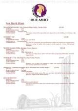 Menus & Prices, Due Amici Italian Restaurant, Chislehurst