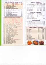 Menus & Prices, McDragon Oriental Takeaway, Sutton