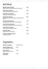 Menus & Prices, La Veranda Italian Restaurant, Carshalton