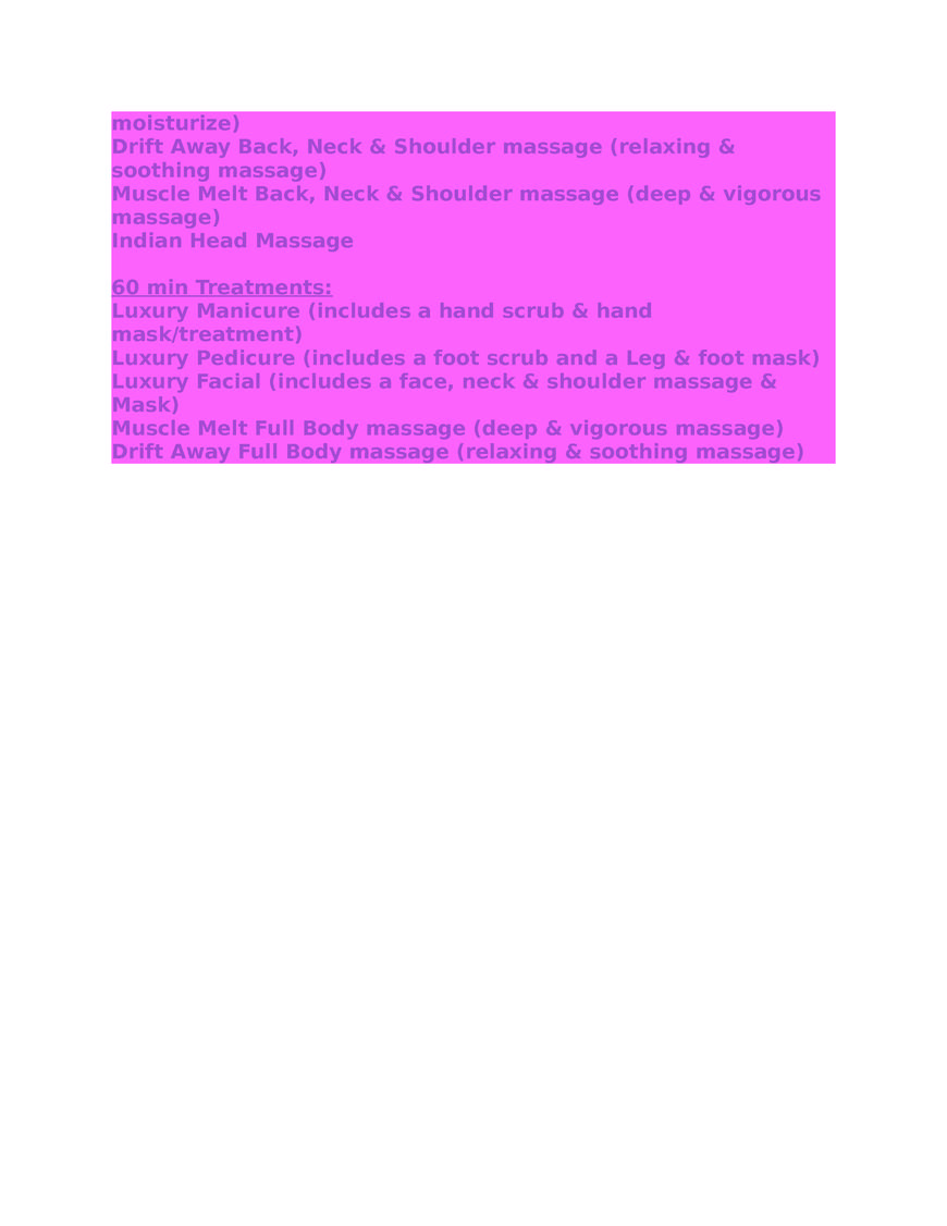  Pricelists of Essex Spa Parties 32 Curtis Rd - Photo 2 of 7
