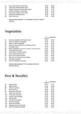 Menus & Prices, The Emperor Chinese Restaurant, North Cheam