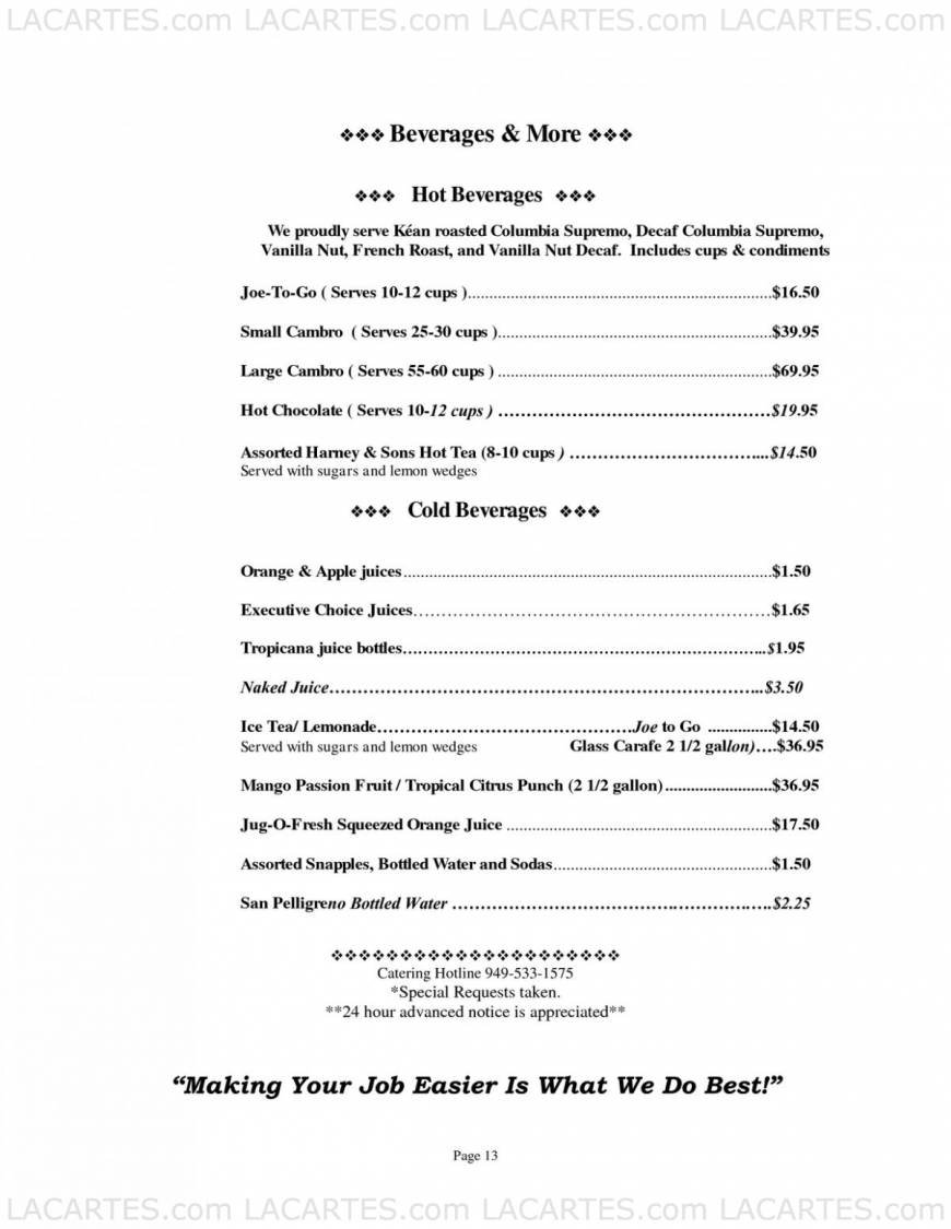  Pricelists of Bagels & Brew 26601 Aliso Creek Rd, #D - Photo 16 of 19