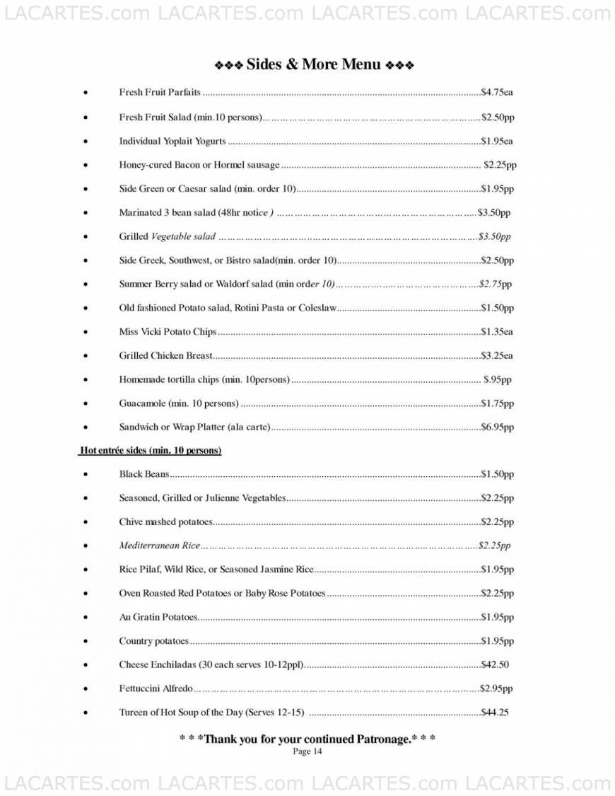  Pricelists of Bagels & Brew 26601 Aliso Creek Rd, #D - Photo 15 of 19