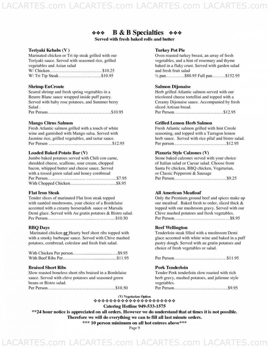  Pricelists of Bagels & Brew 26601 Aliso Creek Rd, #D - Photo 7 of 19