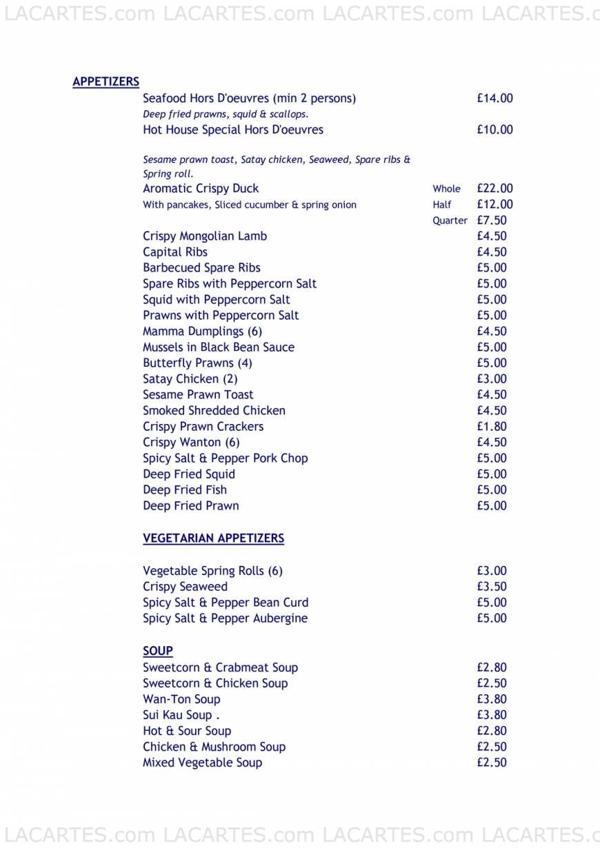  Pricelists of Mama Dumpling 7 High Street - Photo 4 of 10