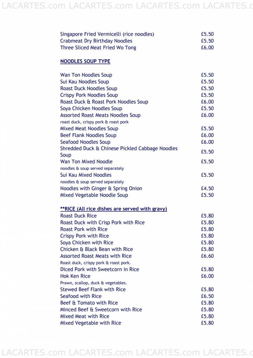  Pricelists of Mama Dumpling 7 High Street - Photo 8 of 10