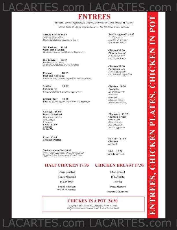  Pricelists of Jerry's Famous Deli 16650 Ventura Blvd. - Photo 10 of 16
