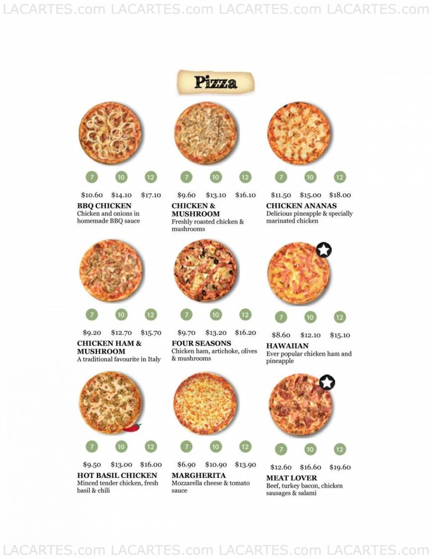  Pricelists of PastaMania - Bugis Junction 200 Victoria Street B1-08 - Photo 3 of 4