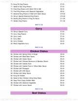 Menus & Prices, Ginny's Kitchen Chinese Restaurant, Bromley
