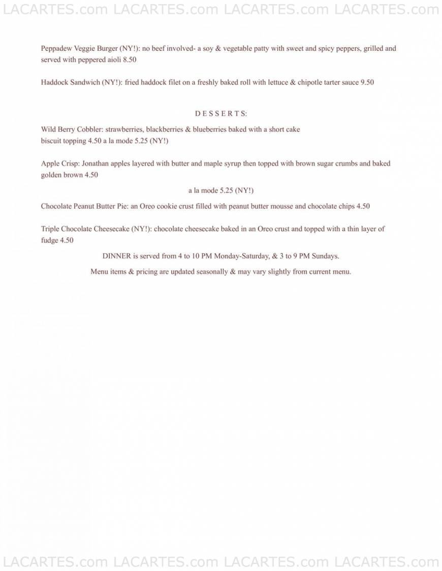 Pricelists of Rogue's Habor Inn 2079 East Shore Drive - Photo 3 of 3