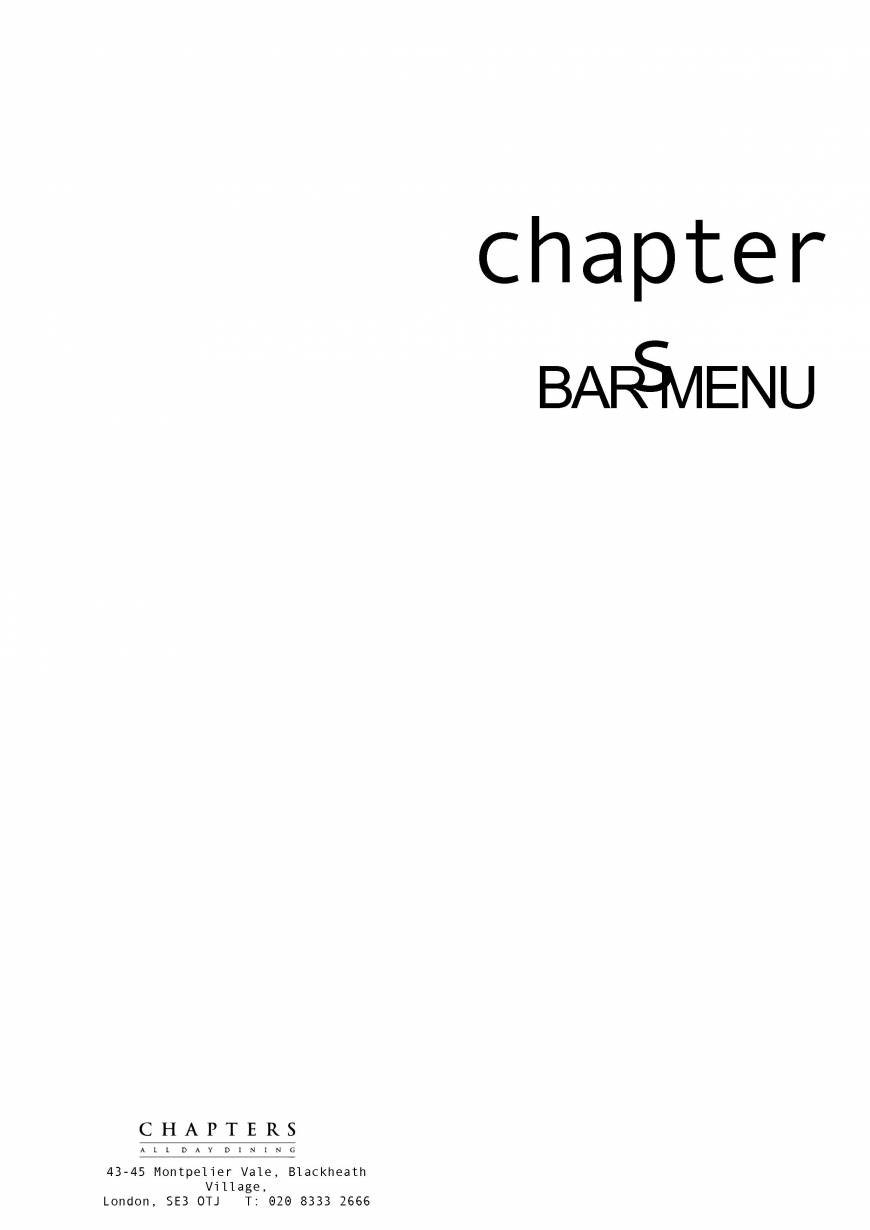  Pricelists of Chapters Restaurant 43-45 Montpelier Vale - Photo 19 of 20
