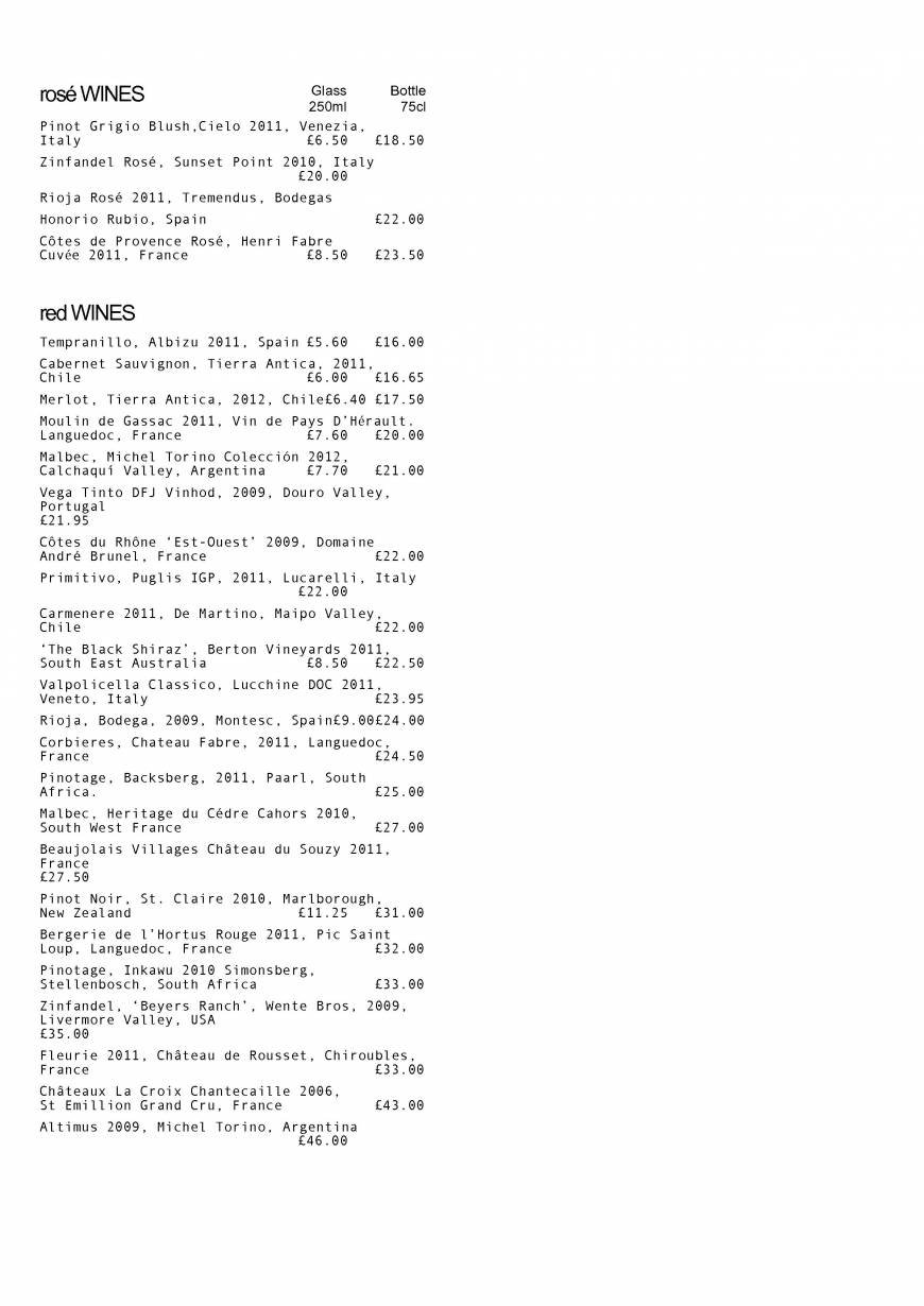  Pricelists of Chapters Restaurant 43-45 Montpelier Vale - Photo 16 of 20