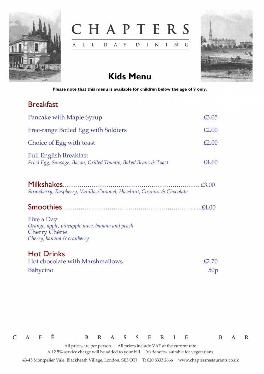  Pricelists of Chapters Restaurant 43-45 Montpelier Vale - Photo 8 of 20