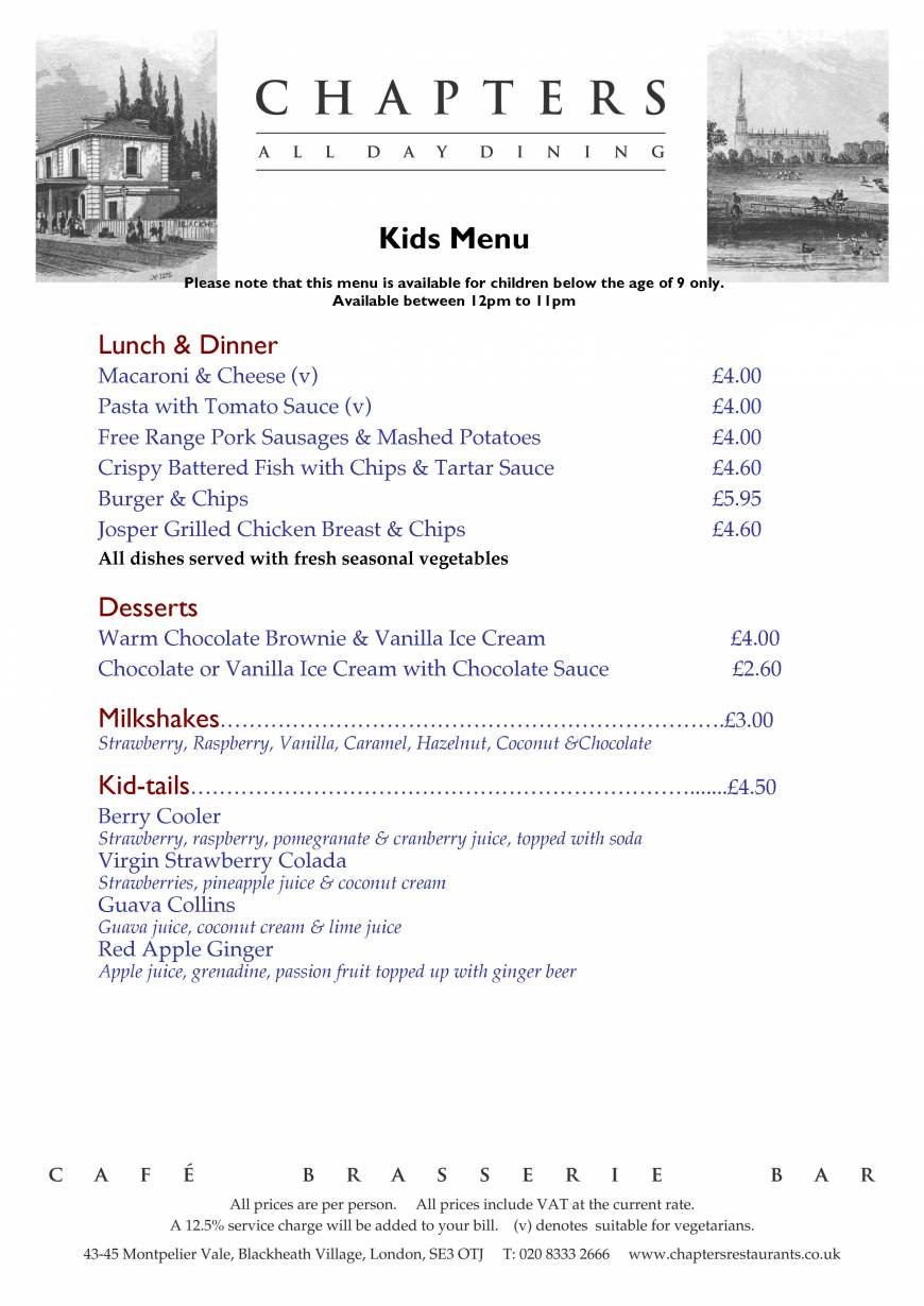  Pricelists of Chapters Restaurant 43-45 Montpelier Vale - Photo 7 of 20