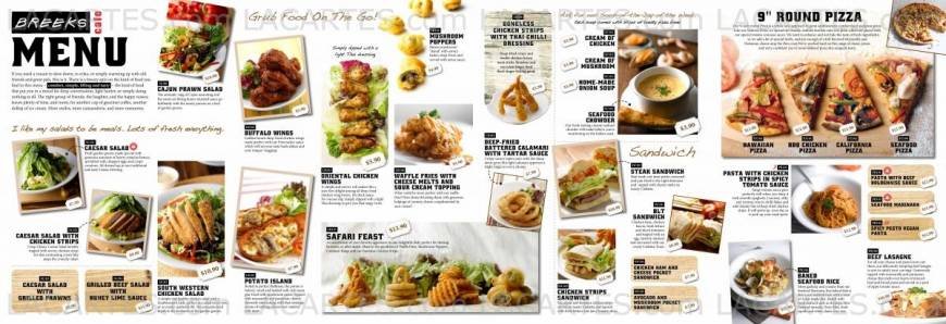  Pricelists of Breeks Cafe @  Marina Square 6 Raffles Boulevard  - Photo 3 of 3