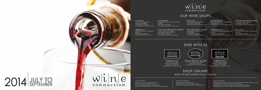  Pricelists of Wine Connection @ Robertson Walk 11 Unity Street, #01-06 S(237995) - Photo 1 of 4