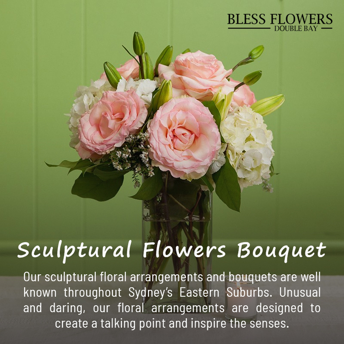 Sculpture Flowers by Bellevue Hill florist<br />
 Sydney Florwers Delivery of Bless Flowers - Fast flowers delivery in Sydney & suburb Shop 22 Roma arcade, 413-417 New South Head Rd,  Double Bay, NSW - Photo 2 of 6
