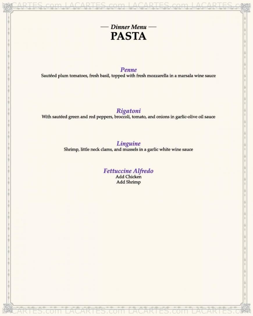  Pricelists of Alaine's - Long Island Restaurant Inc. 27 Carmans Road - Photo 5 of 12