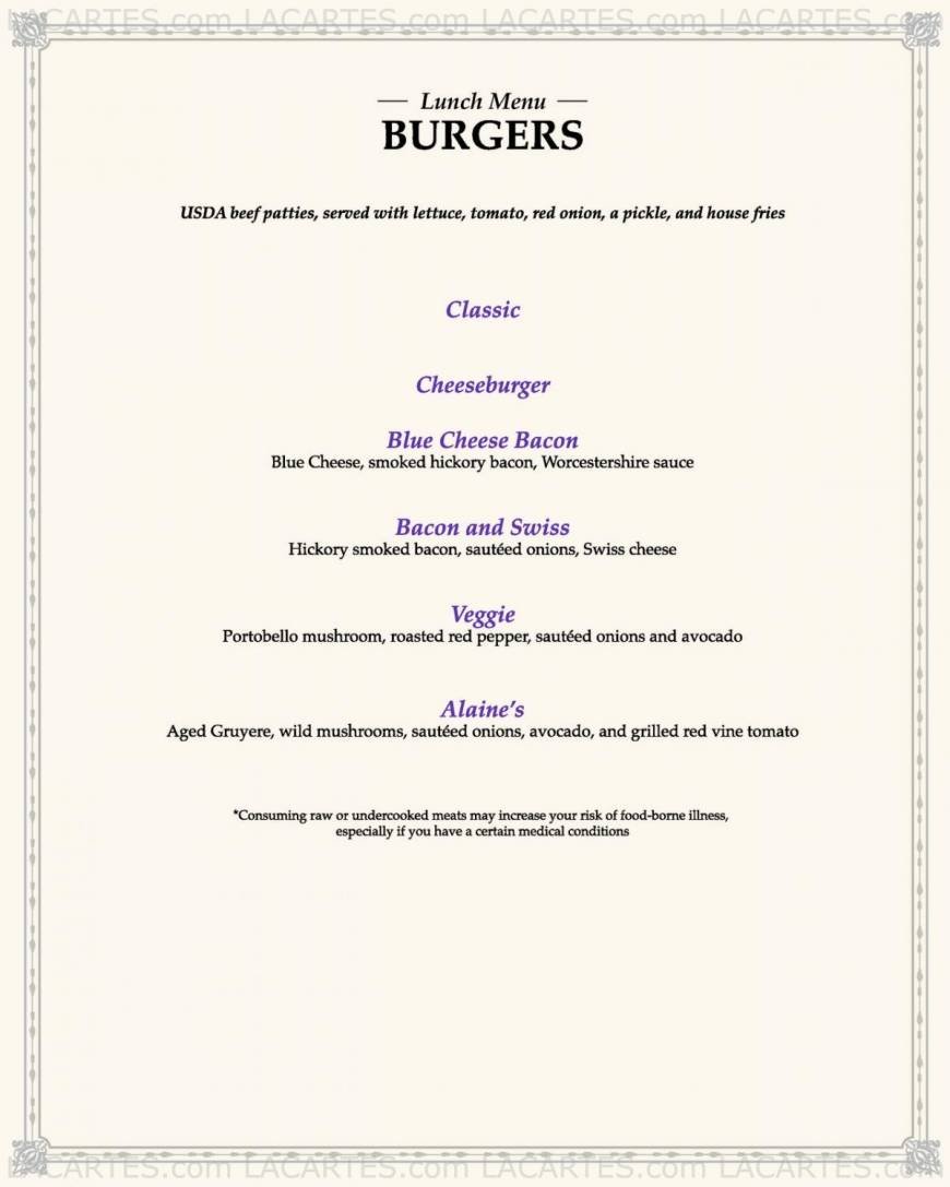  Pricelists of Alaine's - Long Island Restaurant Inc. 27 Carmans Road - Photo 9 of 12