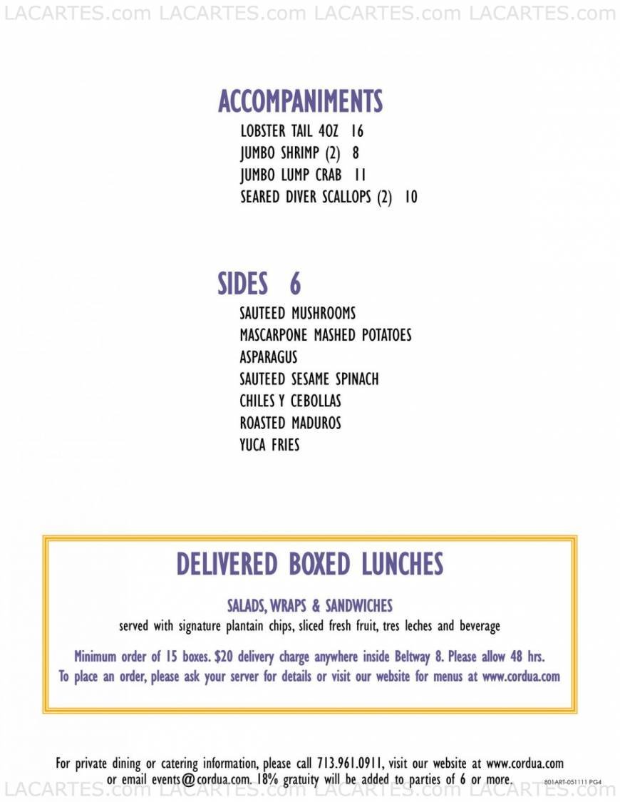  Pricelists of Artista Restaurant 800 Bagby Street, Suite 400 Hobby Center of the Performing Arts - Photo 5 of 6