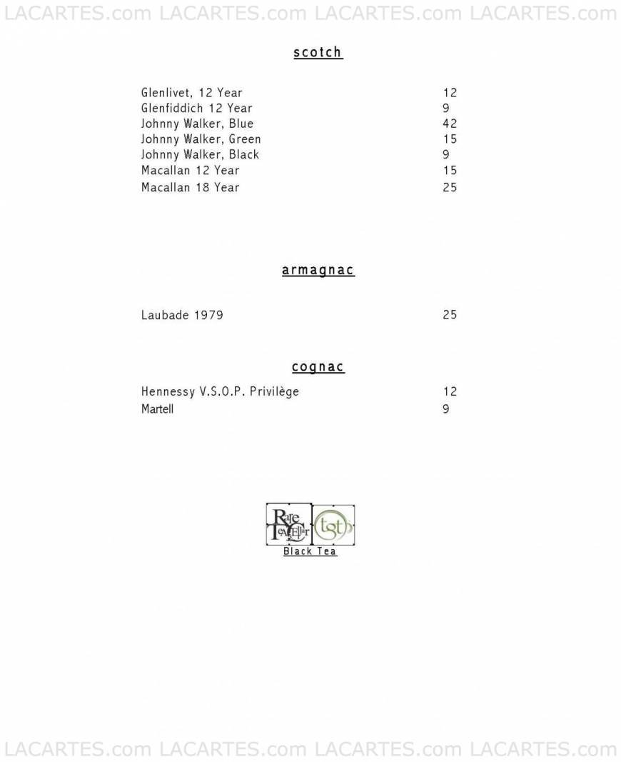  Pricelists of Bank Lane Bistro 670 Bank Lane - Photo 17 of 19