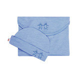 Pure merino wool Merino Kids Swaddle set from MÃ©rinobÃ©bÃ© MÃ©rinobÃ©bÃ© clothing and accessories in Merino wool. Zac Des Iscles 