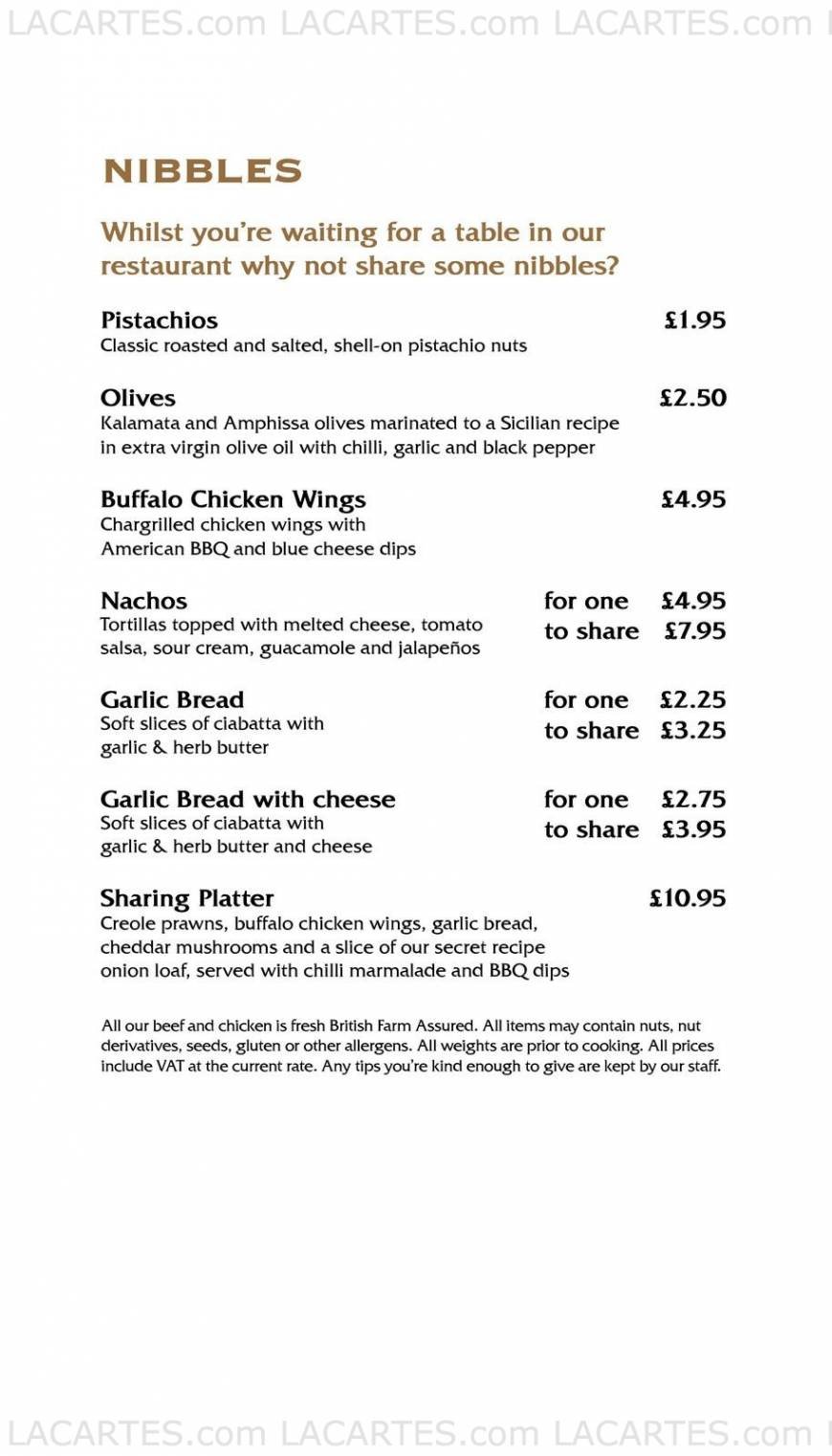  Pricelists of Miller & Carter Steakhouse, Bar & Grill Newbury Park Aldborough Road North - Photo 3 of 8