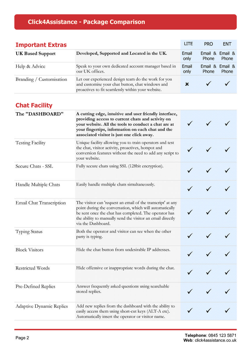 Pricelists of Click4Assistance 11 Lords Court - Photo 3 of 9
